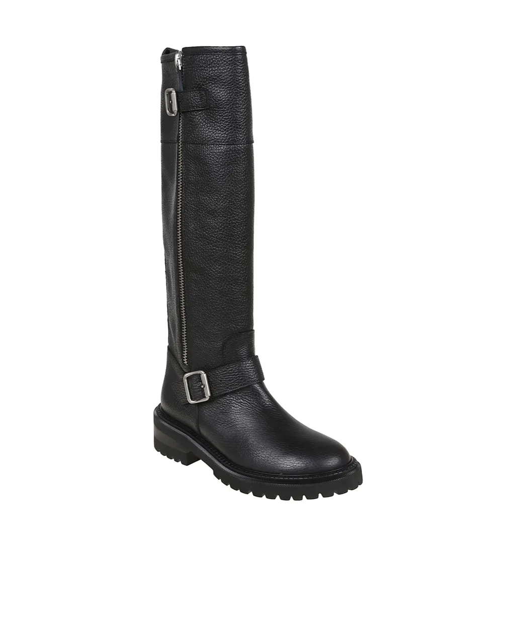 Via Roma 15 Negus Buckled Leather Boots