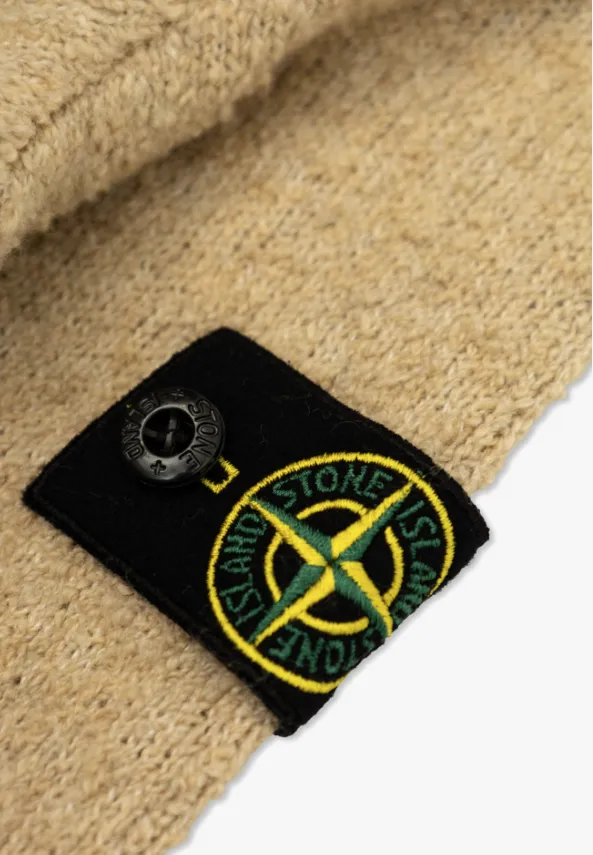 Stone Island Junior Compass Patch Crewneck Jumper