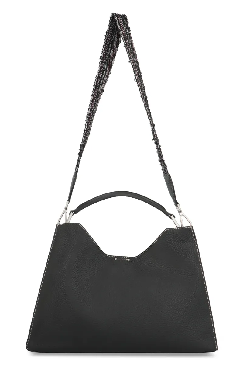 Aurora Leather Top-Handle Tote Bag