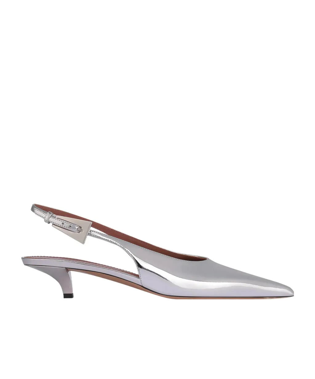 35Mm Slingback Pointed-Toe Pumps