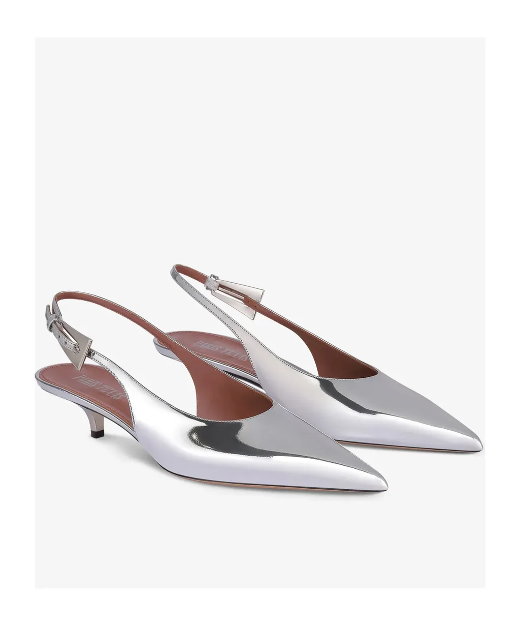 35Mm Slingback Pointed-Toe Pumps