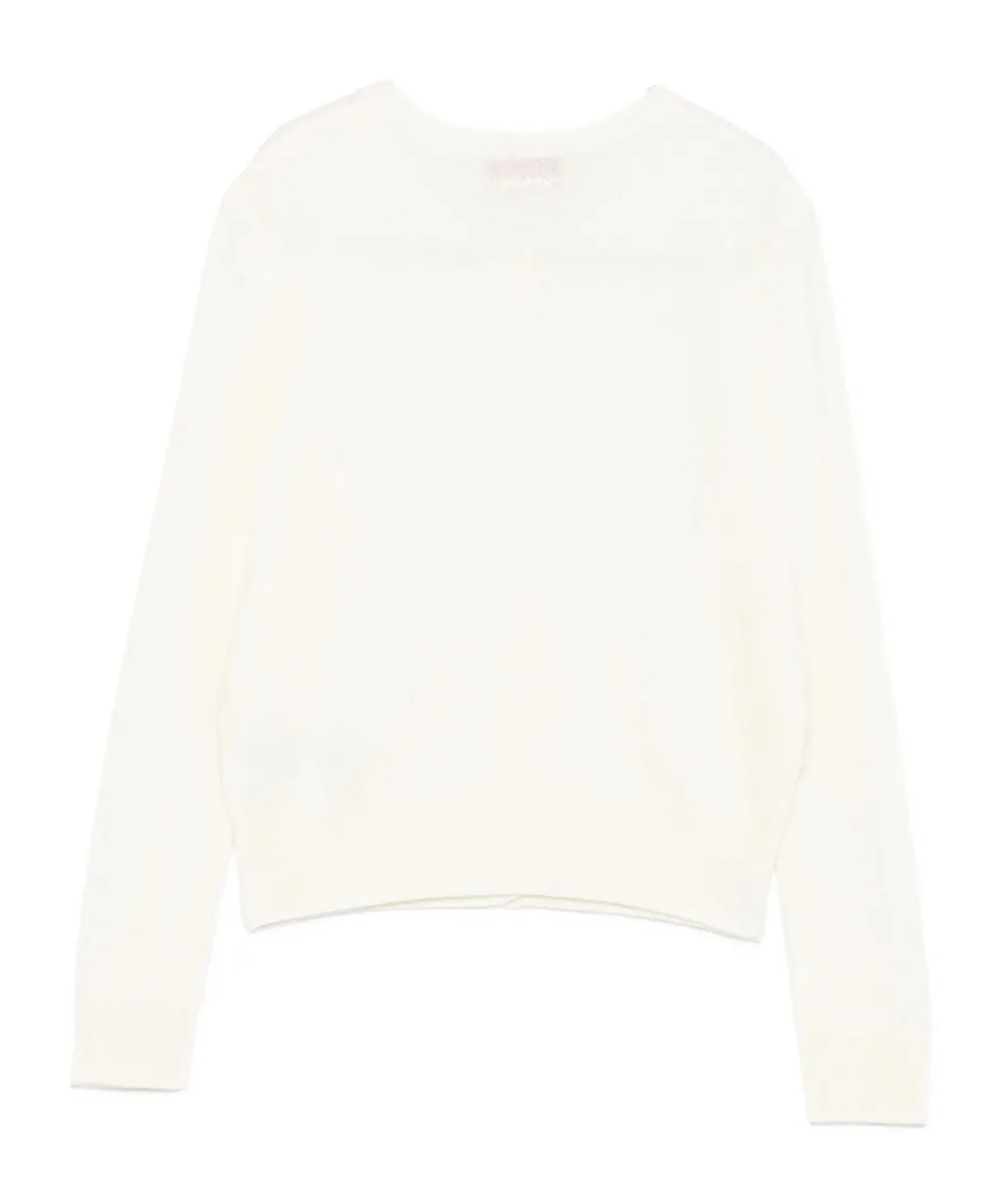 Ermanno Firenze Long Sleeved Sequin Embellished Cardigan