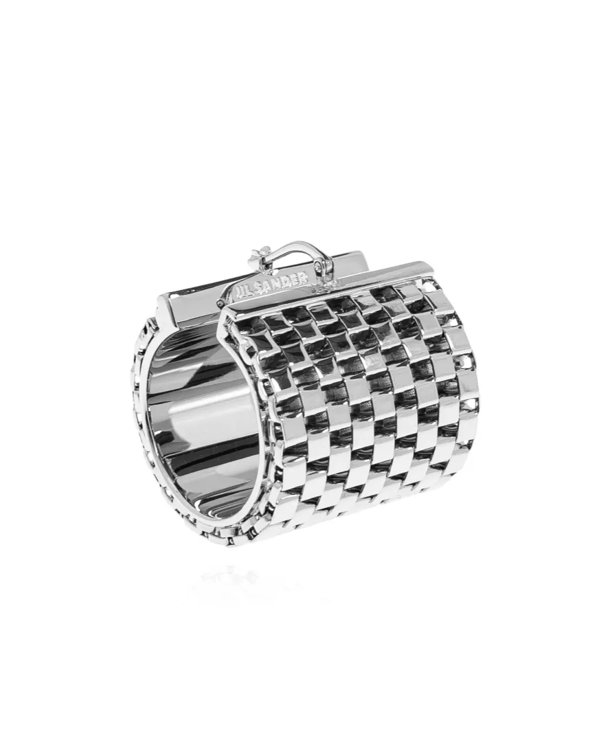 Textured Hinged-Hoop Earrings