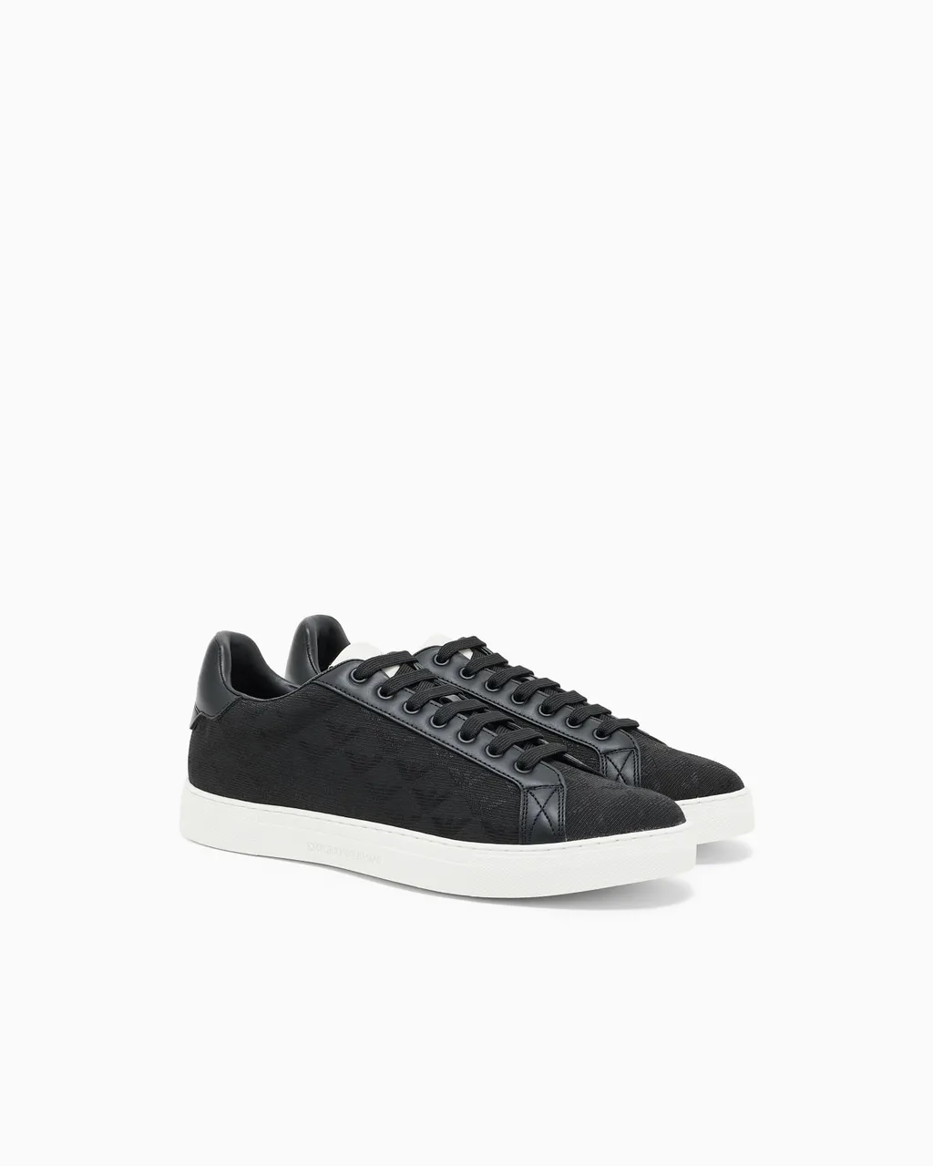Lace-Up Eagle-Logo Sneakers