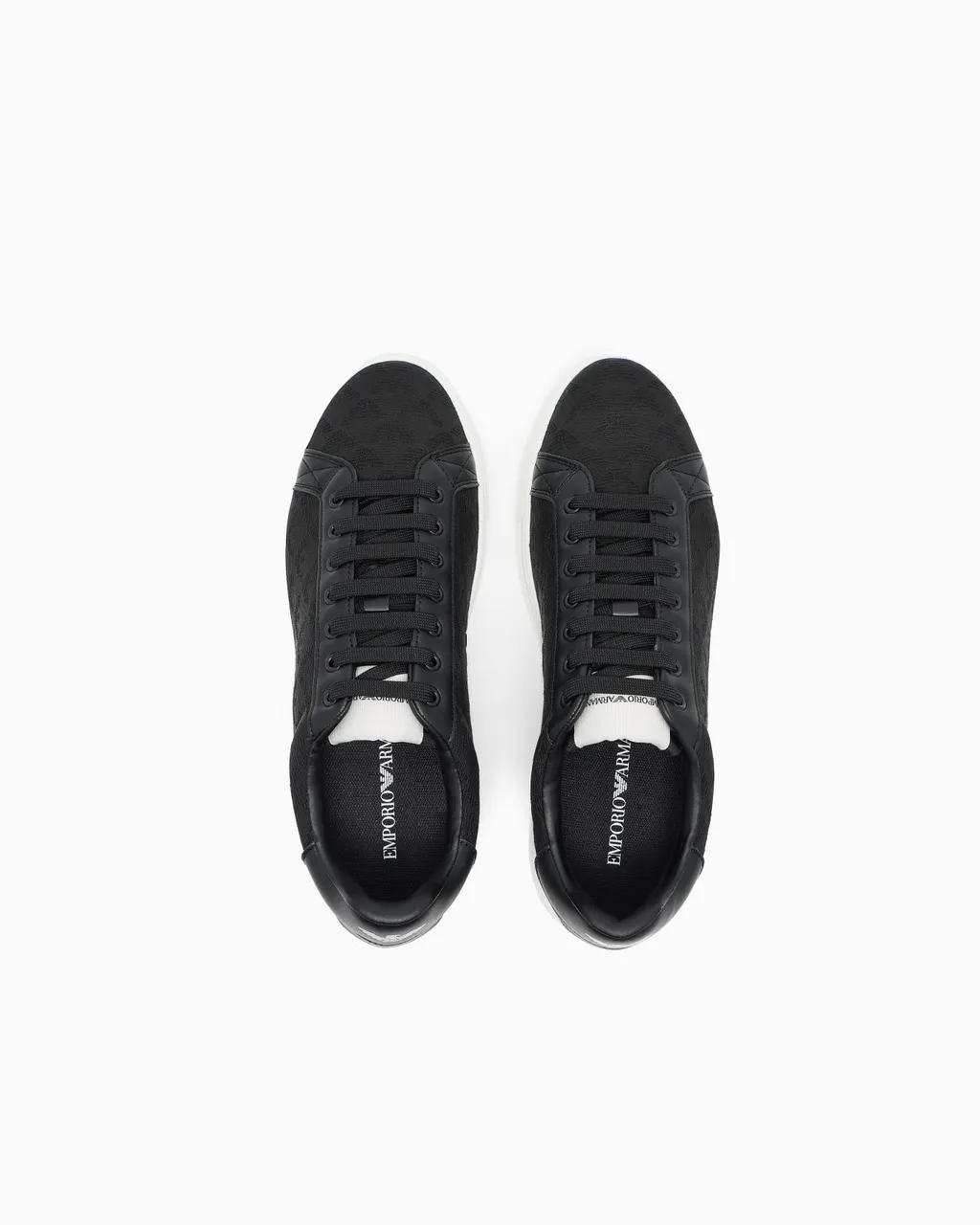 Lace-Up Eagle-Logo Sneakers