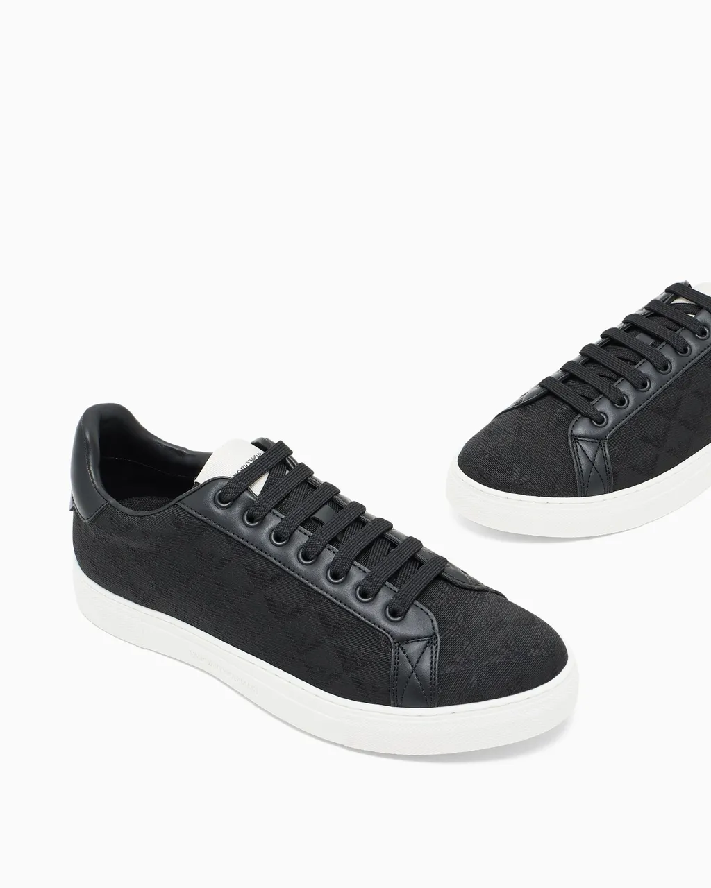 Lace-Up Eagle-Logo Sneakers