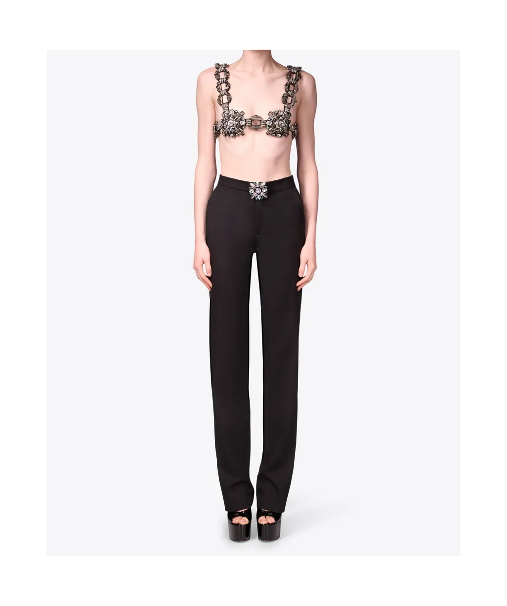 Straight-Leg Casual Pants