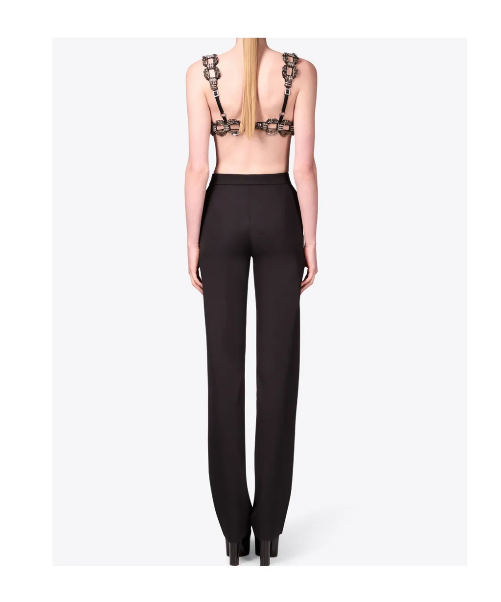 Straight-Leg Casual Pants