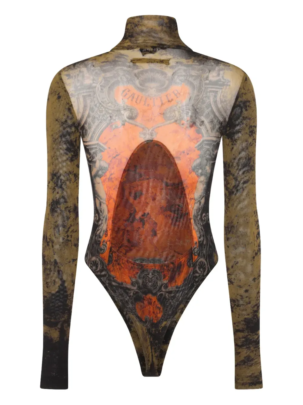 Graphic-Print Bodysuit