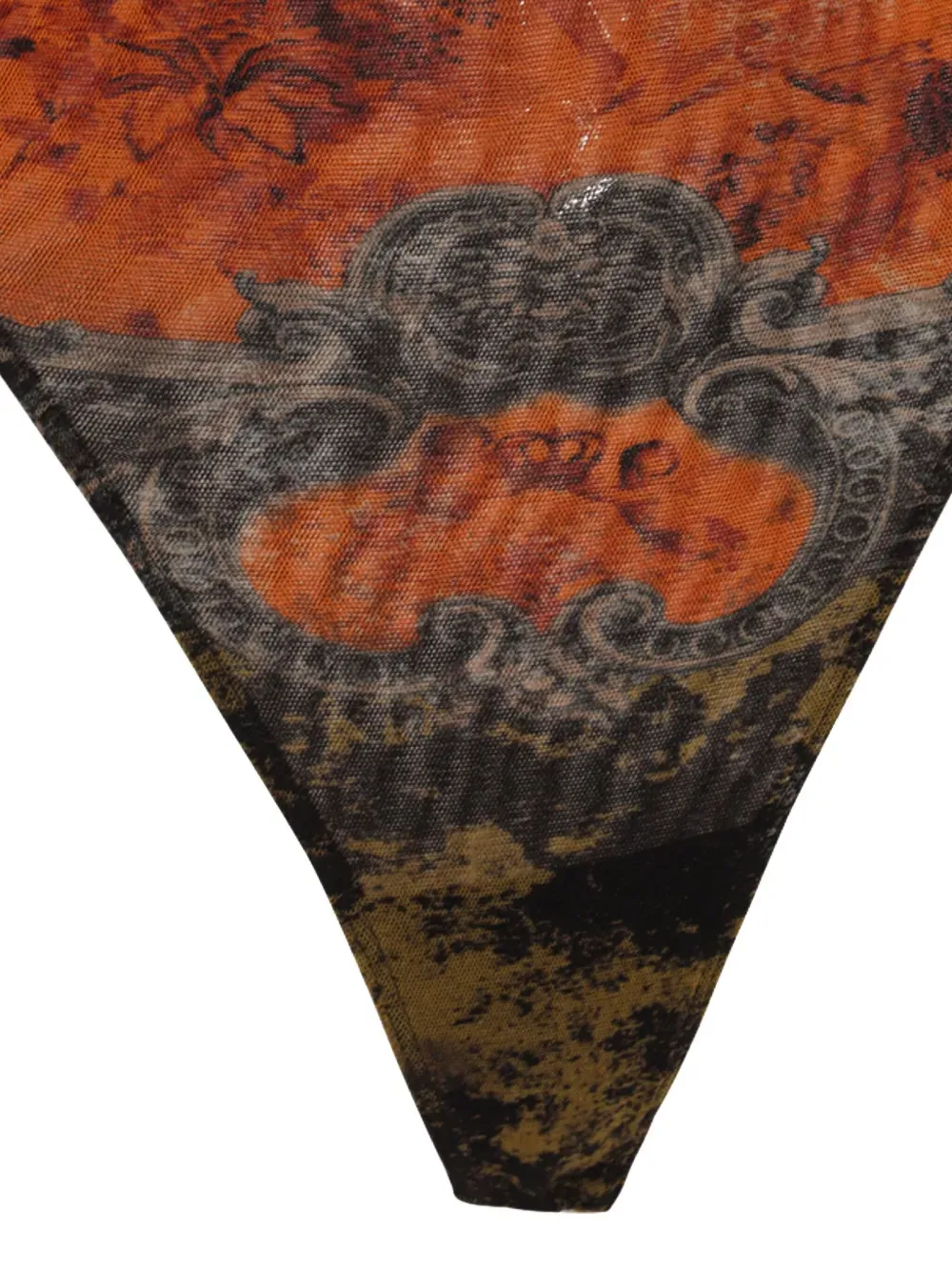 Graphic-Print Bodysuit