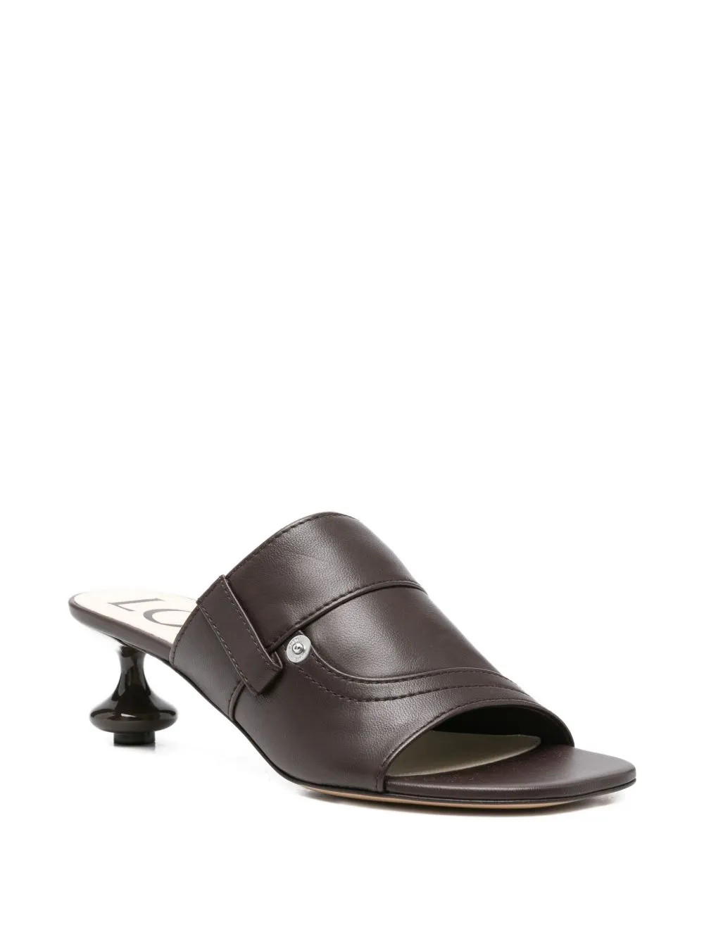 45Mm Toy Leather-Band Sculpted-Heel Sandals