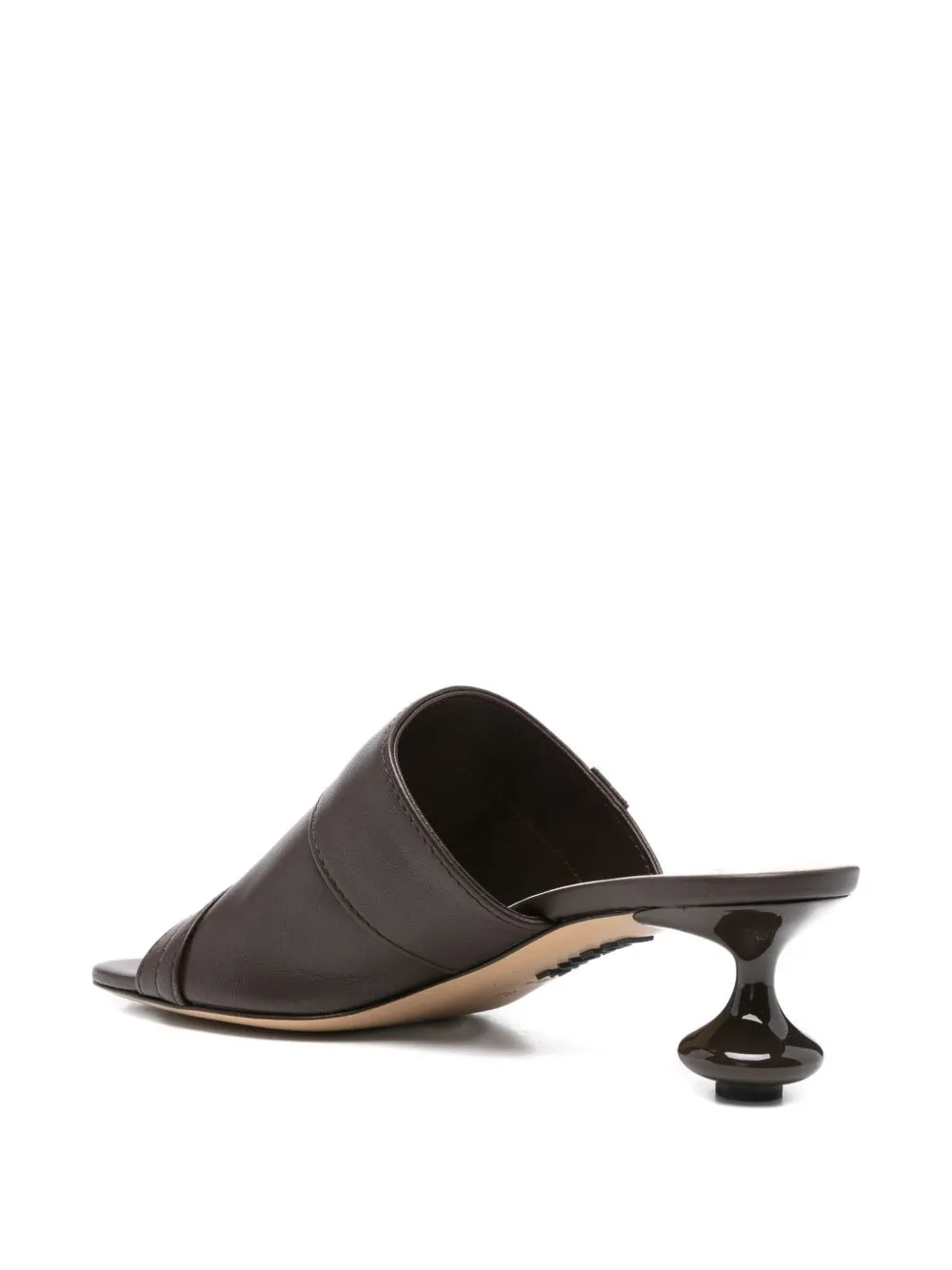 45Mm Toy Leather-Band Sculpted-Heel Sandals