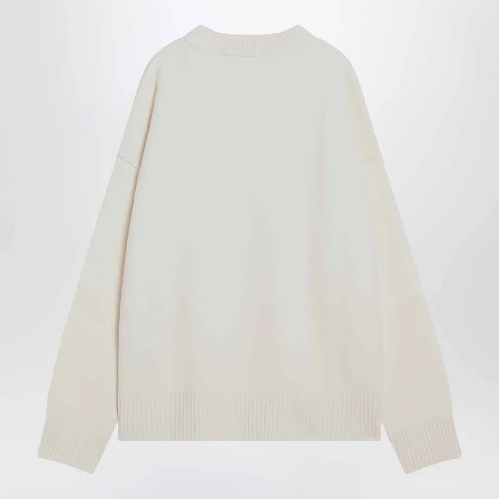 Ami Paris Ami De Coeur Crewneck Knitted Jumper