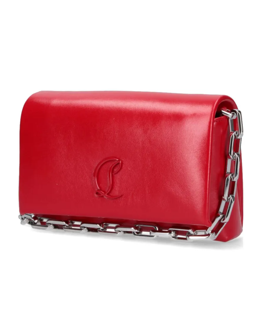 Christian Louboutin Loubi54 Foldover Top Shoulder Bag