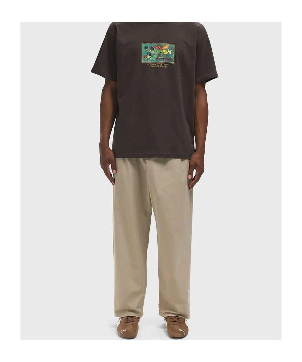 Pleated Cotton Trousers