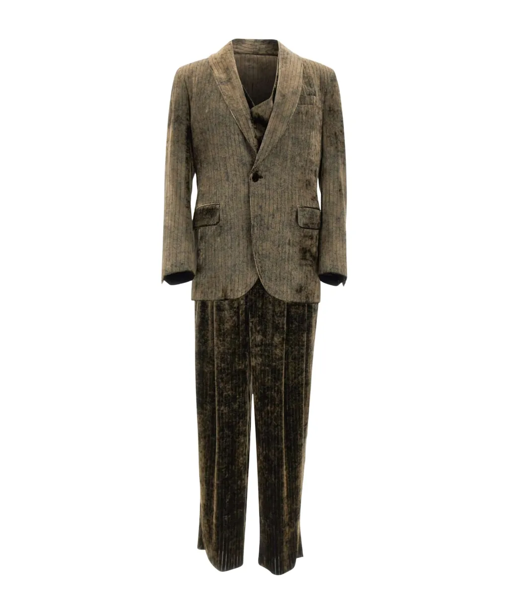 Velvet-Texture Suit