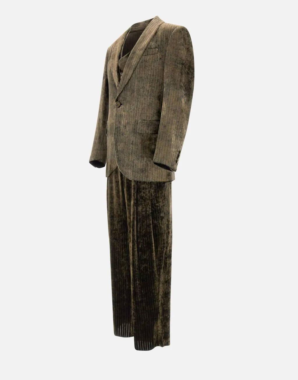 Velvet-Texture Suit