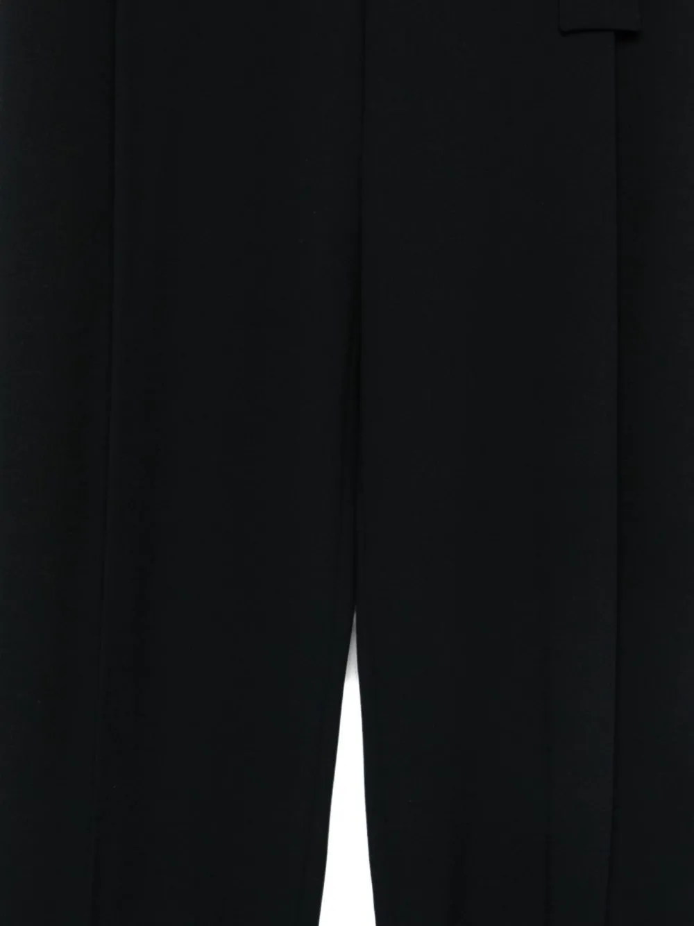 Emporio Armani Pleat Detailed Straight Leg Trousers