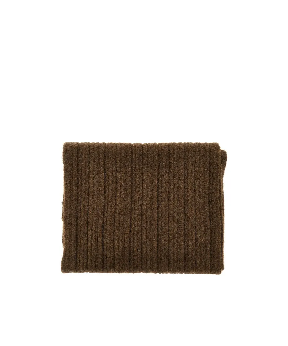 Mm6 Maison Margiela Numeric Patch Ribbed Scarf