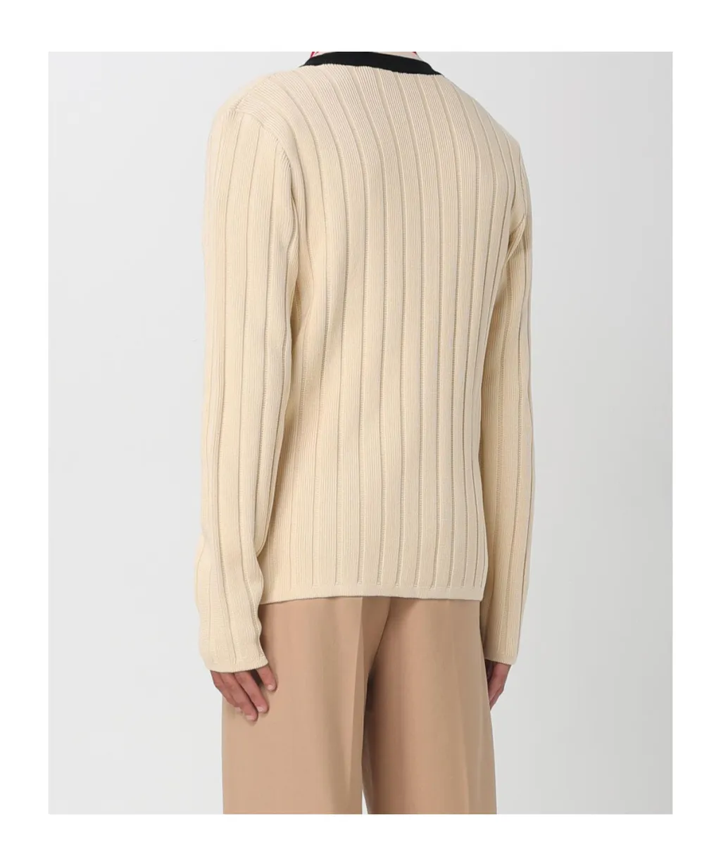 Monogram-Embroidered Cardigan