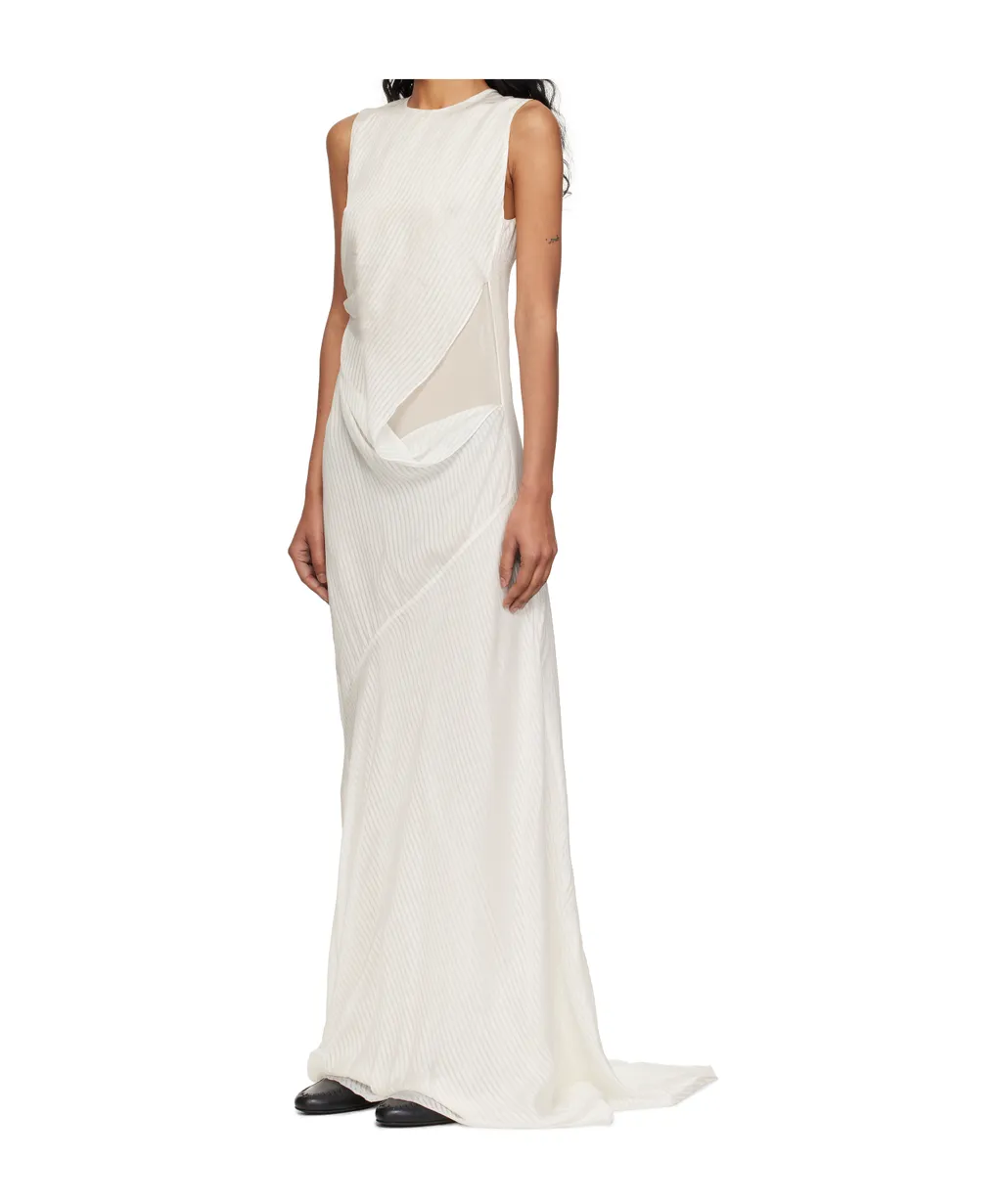 Leah Long Asymmetric Sleeveless Dress