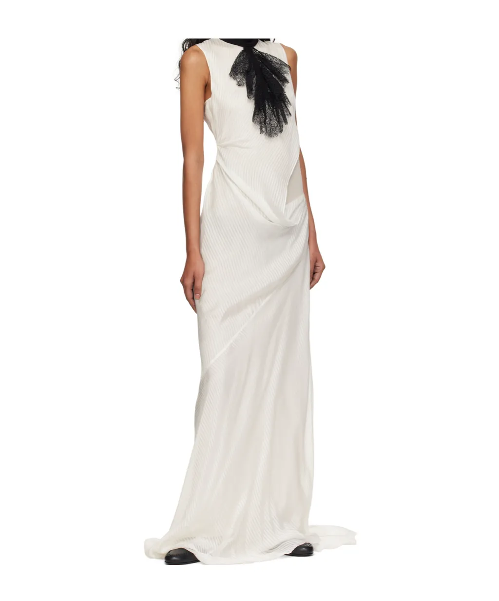 Leah Long Asymmetric Sleeveless Dress
