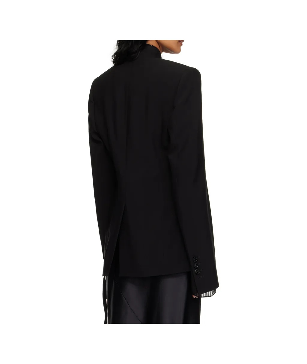 Sady Collarless Fitted Blazer