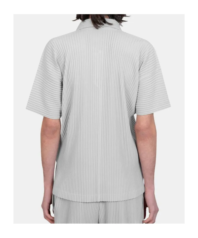 Pleated Polo Shirt