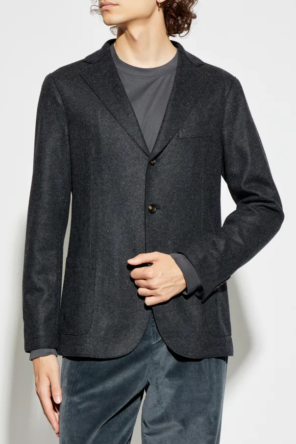 Blazer With Detachable Hood