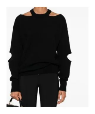 Federica Tosi Cut-Out Ribbed Knitwear