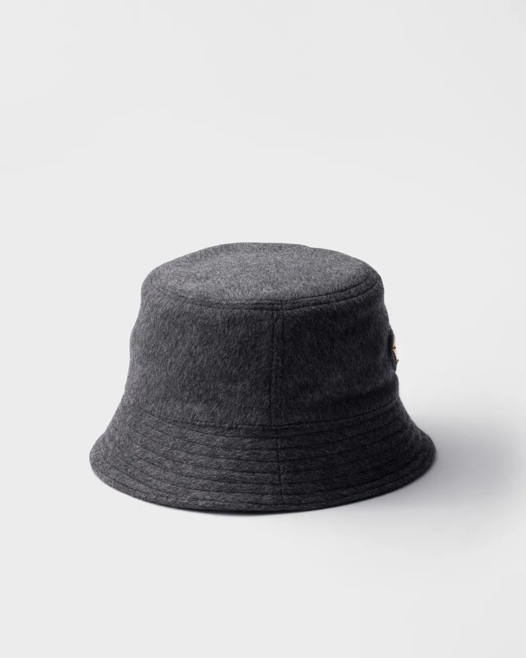 Prada Triangle-Logo Bucket Hat