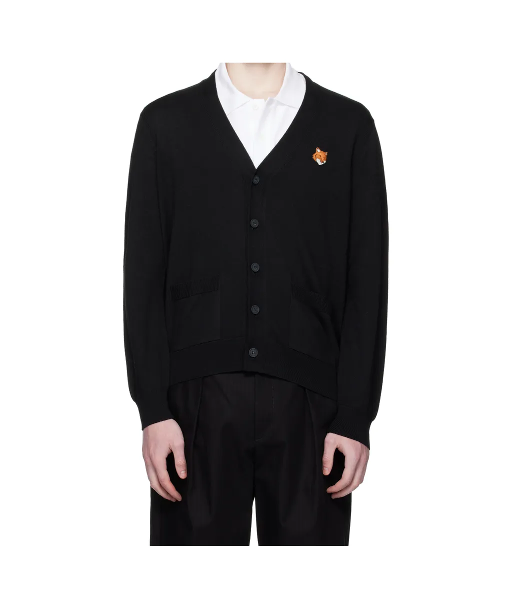 Maison Kitsuné Fox Head Regular Cardigan