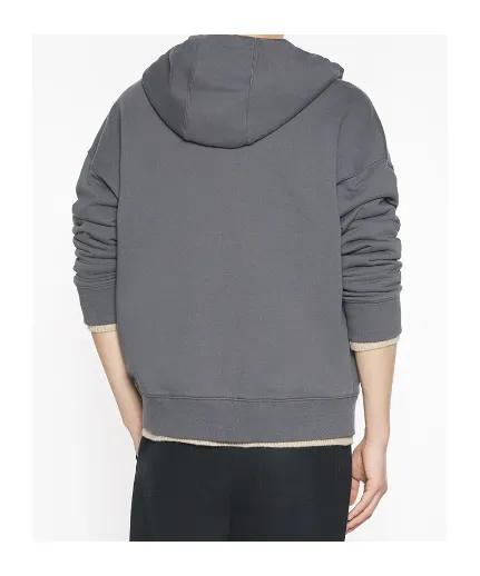 Maison Kitsuné Fox Head Zipped Oversized Hoodie