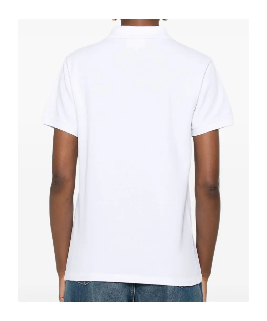 Fox-Embroidered Polo Shirt