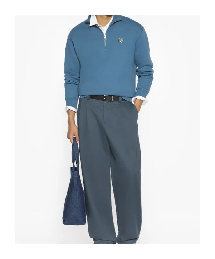 Maison Kitsuné Fox Head Half-Zip Sweatshirt