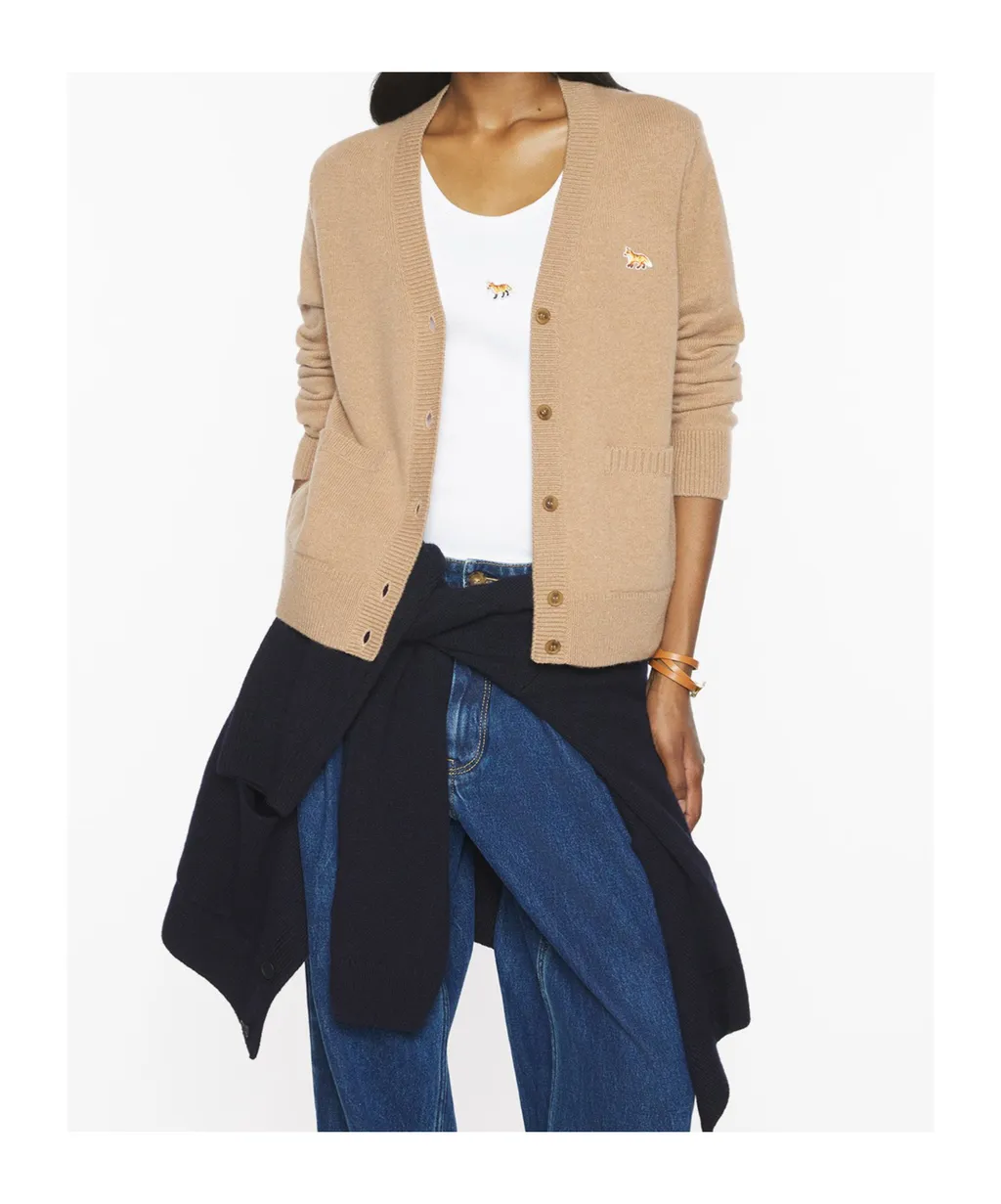 Maison Kitsuné Baby Fox Boxy Cardigan