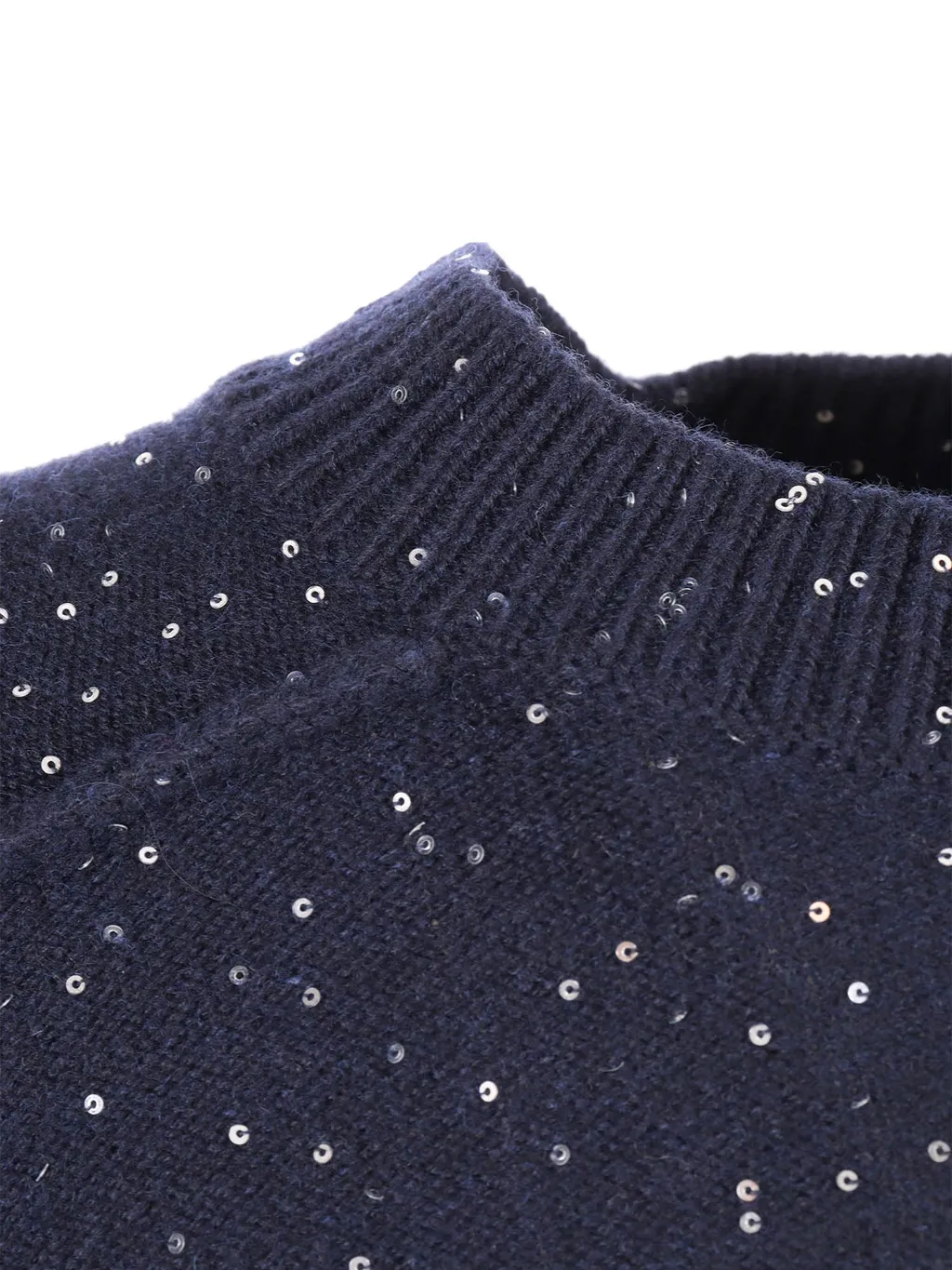 Sequined Long-Sleeved Sweater