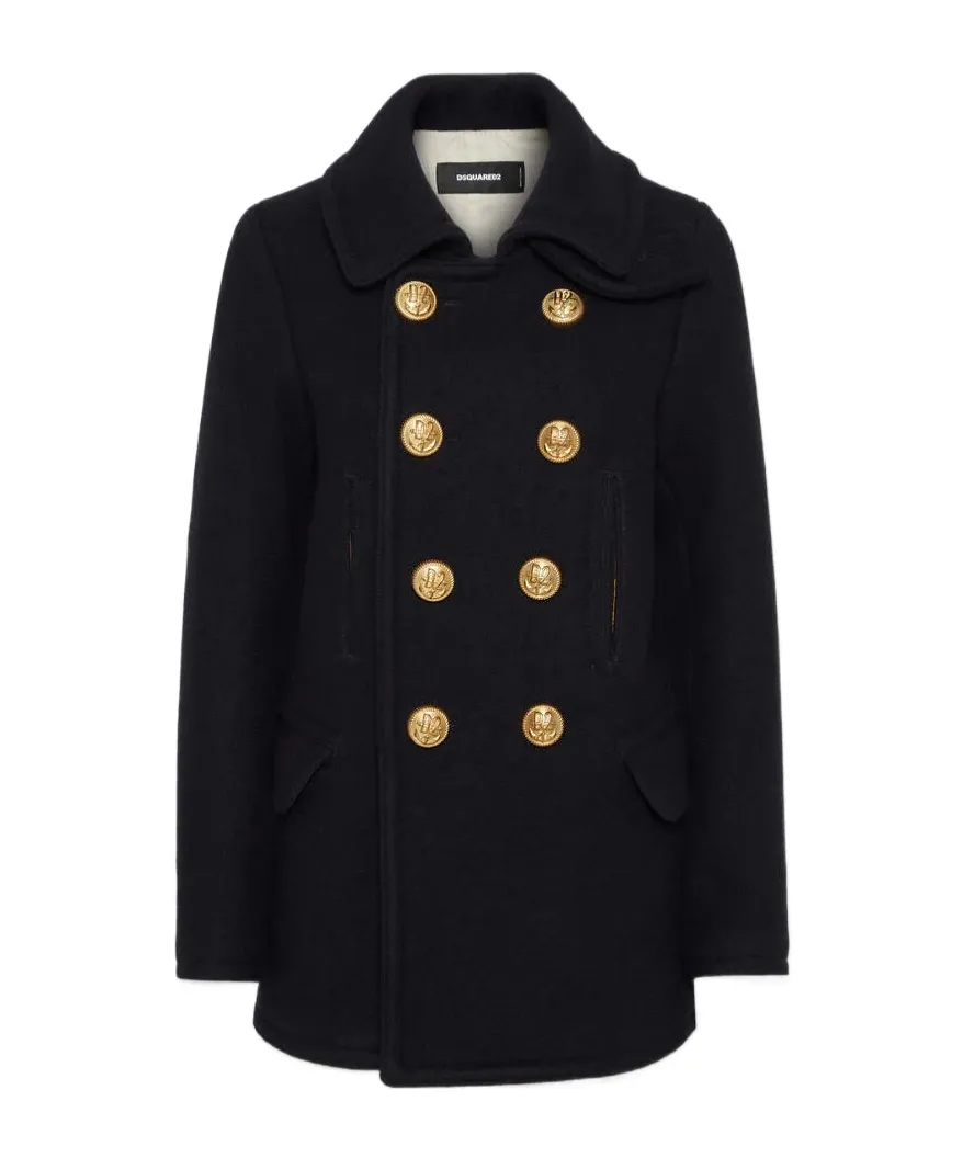 Dsquared2 Dean Double Breasted Peacoat