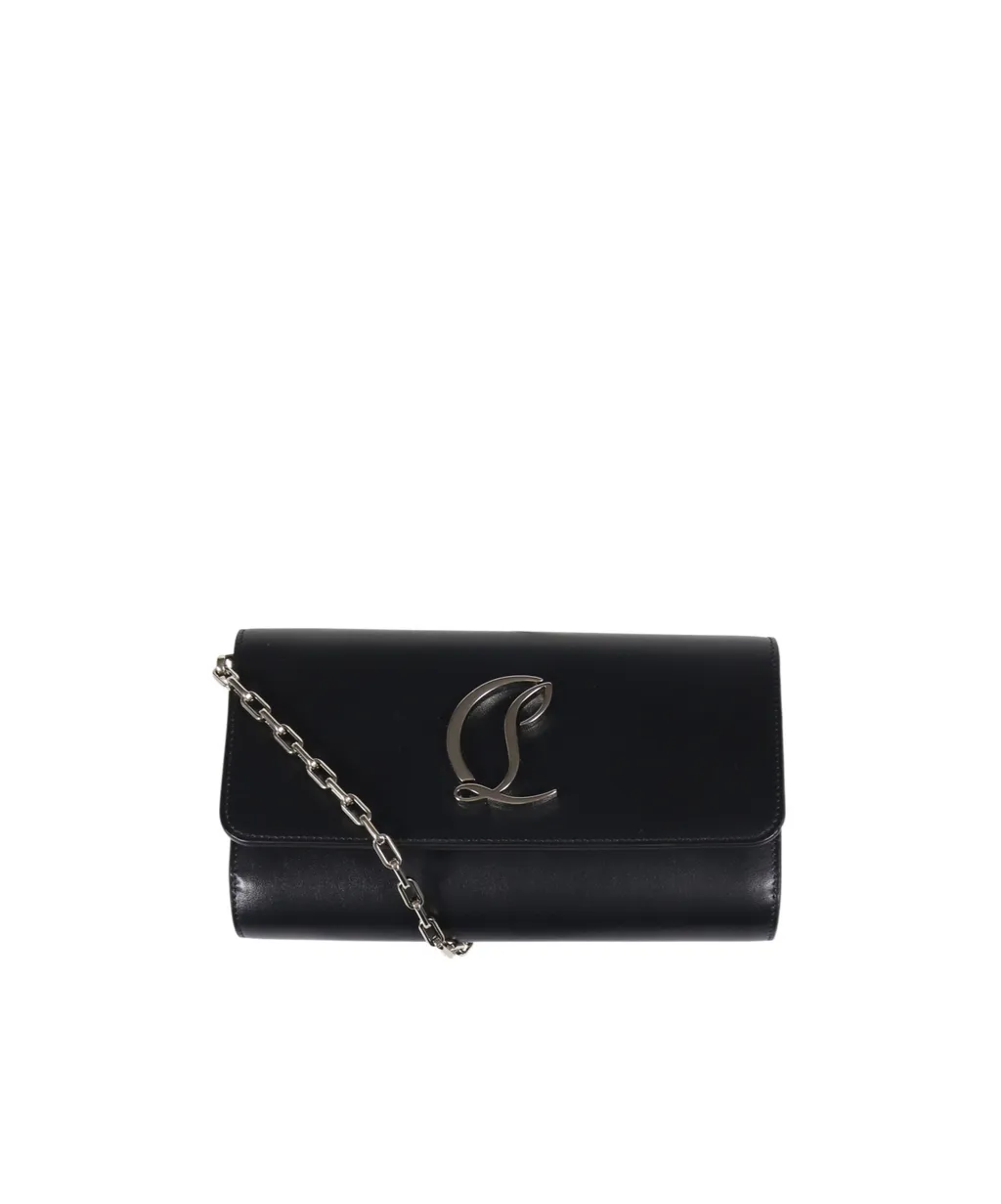 Loubi54 Logo-Plaque Chain Wallet