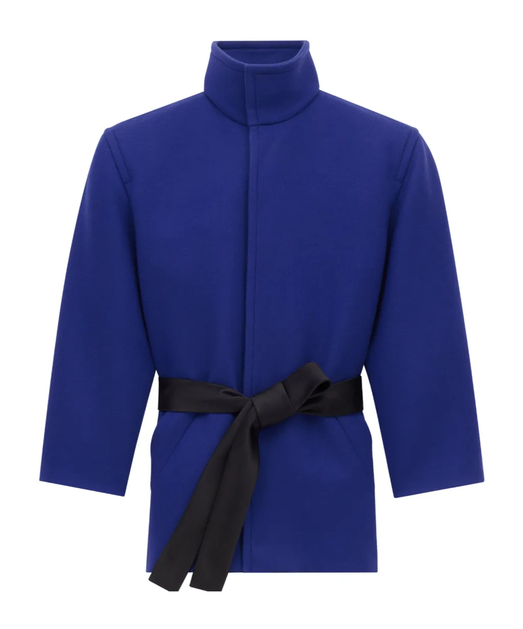 Saint Laurent Boxy Belted Coat