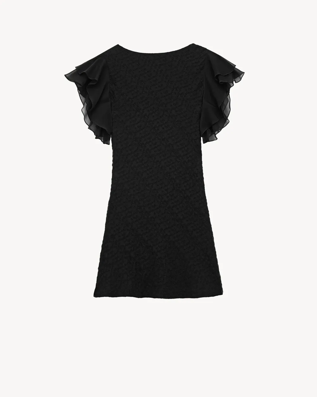 Saint Laurent V-Neck Short Skater Dress