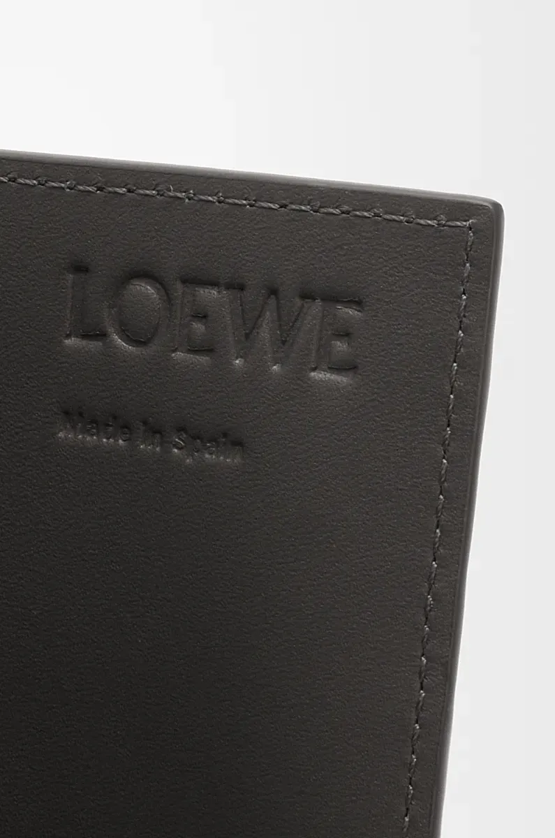 Open Cardholder In Textured Classic Calfskin
