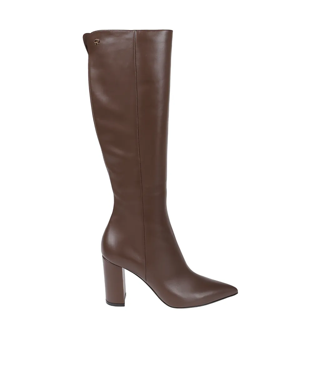 Boot In Brown Leather Lyell