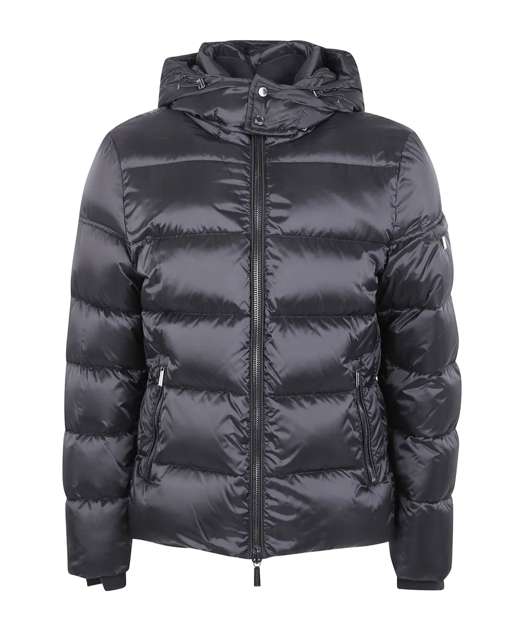 Quilted Zip-Up Down Jacket