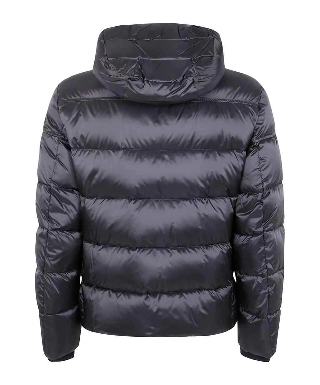 Quilted Zip-Up Down Jacket