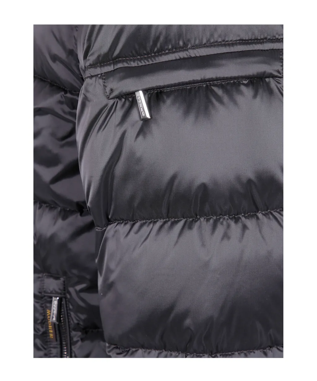 Quilted Zip-Up Down Jacket