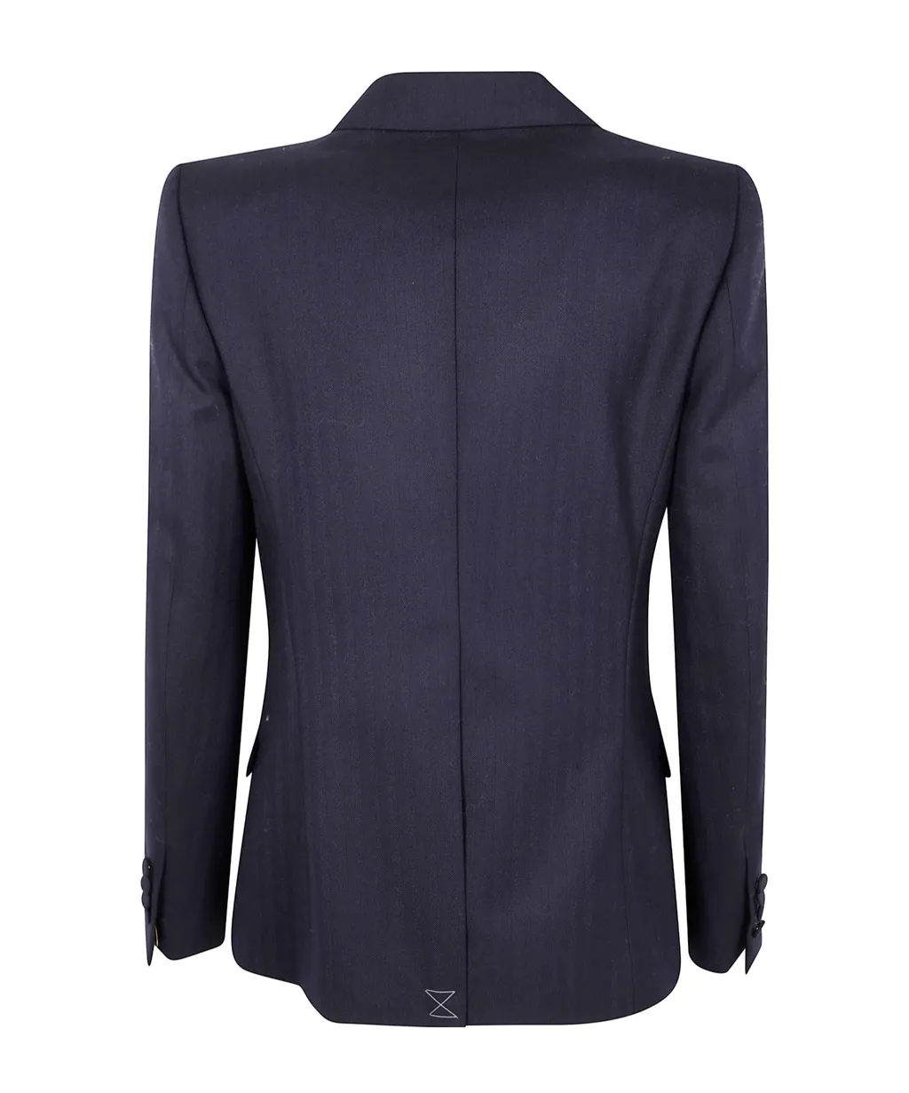 Long-Sleeved Suit Jacket