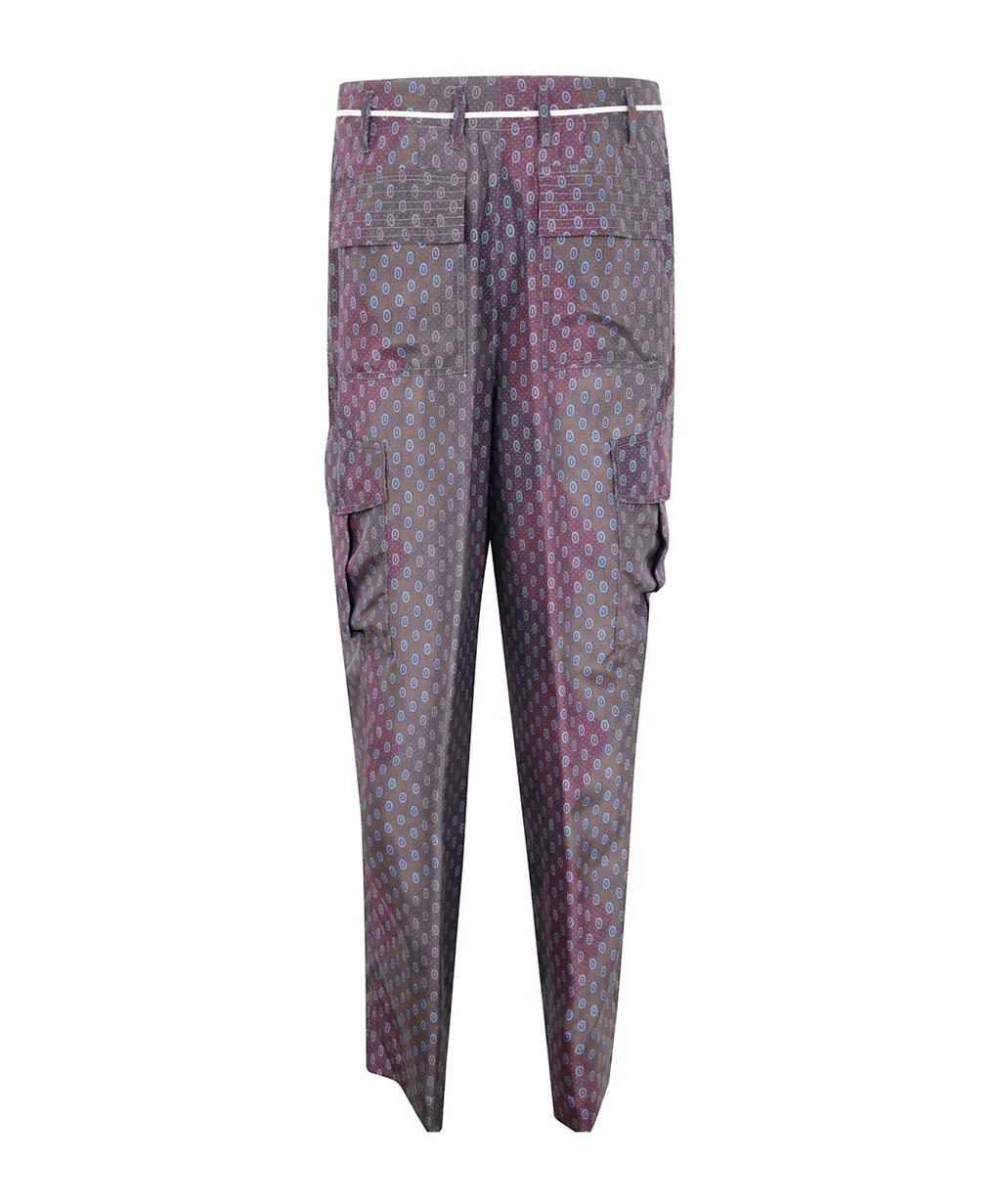 Dries Van Noten Drawstring Wide-Leg Trousers