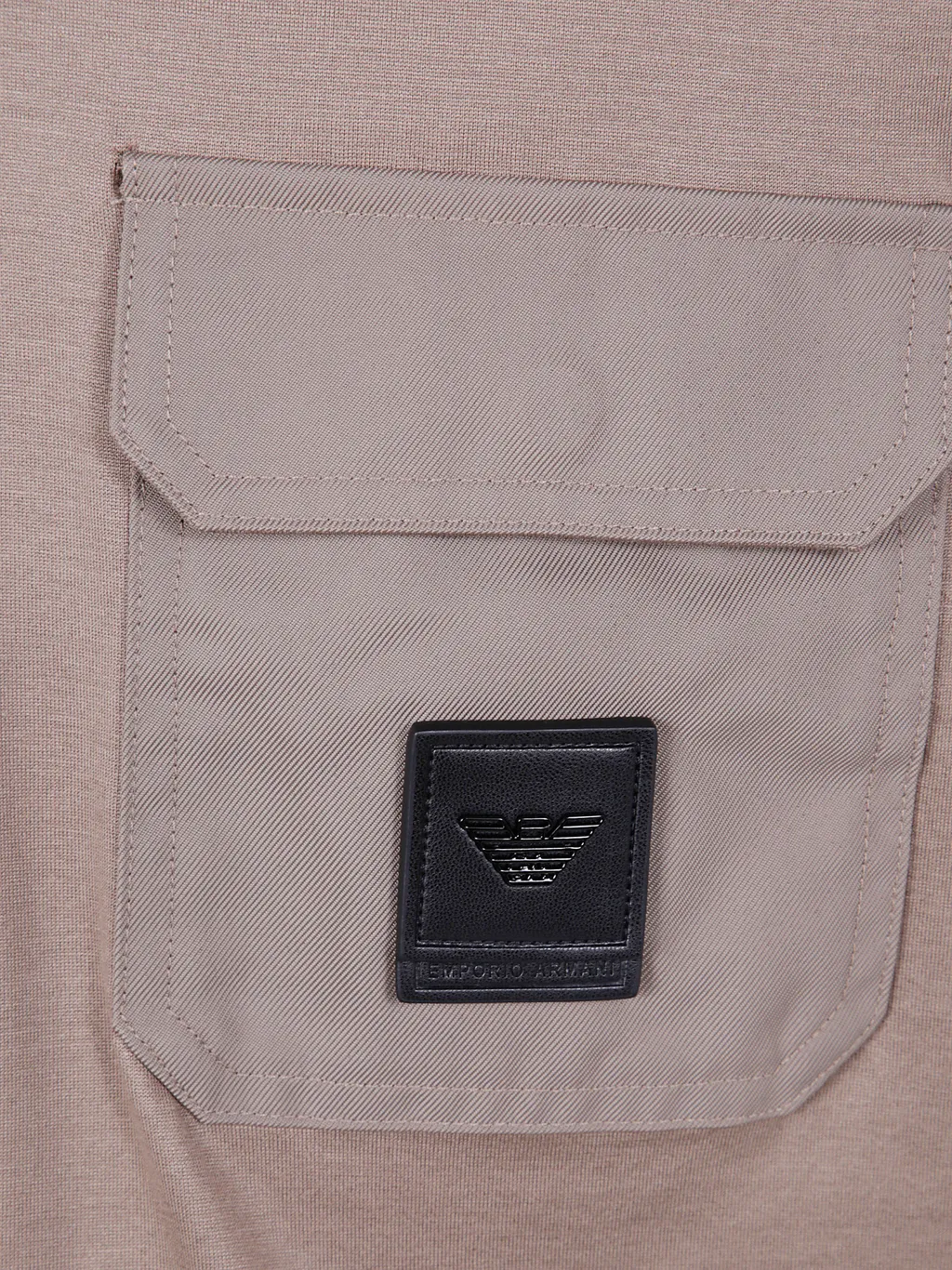 Patch-Pocket Logo-Detail T-Shirt
