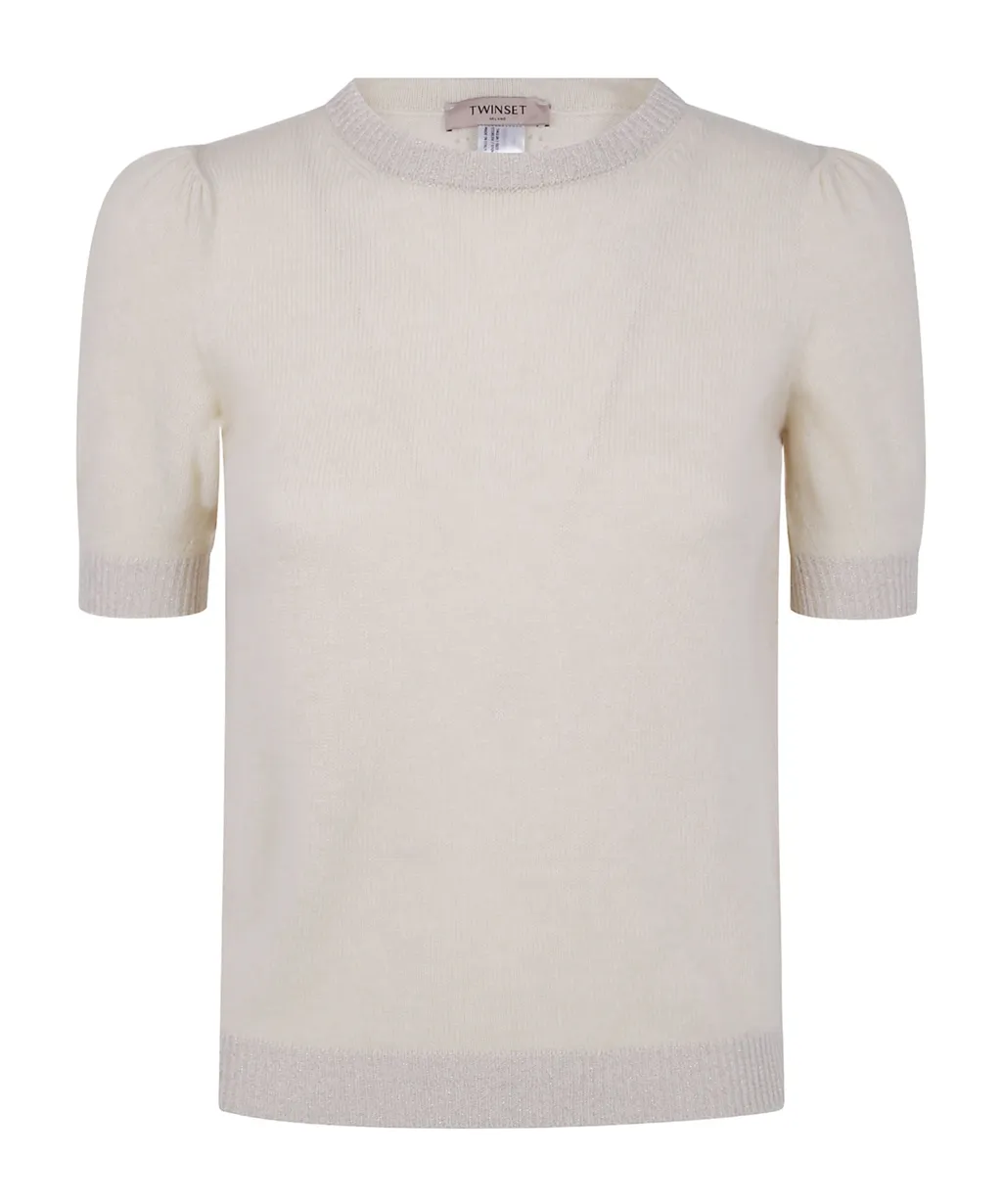 Puff-Sleeve Wool Sweater